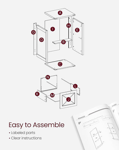 VASAGLE File Cabinet, Filing Cabinet - Image 4