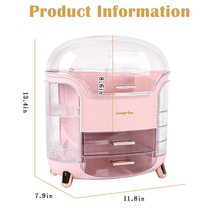 Makeup Organizer & Skincare Organizers, Cosmetic Organizer Box - Image 5