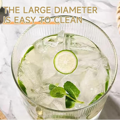 Beverage Dispenser, 2.1 Gallon Glass Drink Dispenser - Image 4