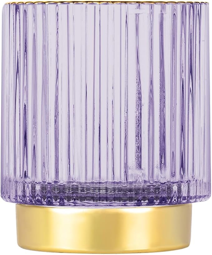 DASITON Makeup Brush holder Organizer, Crystal Cosmetic Makeup Brush Glass by DASITON