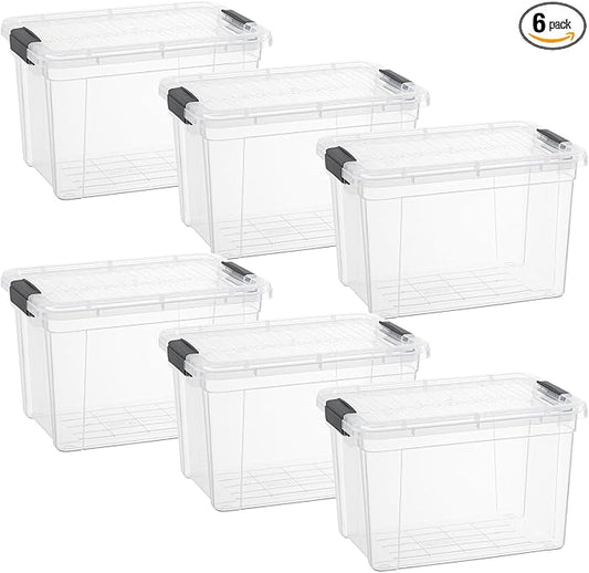 Superio Clear Storage Boxes by Superio