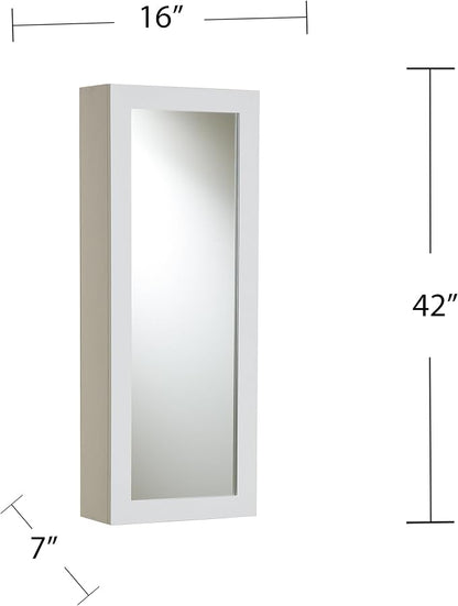 SEI Furniture Wall Mount Fold Out Ironing Center, 16 W x 7 D x 42 H - Image 3