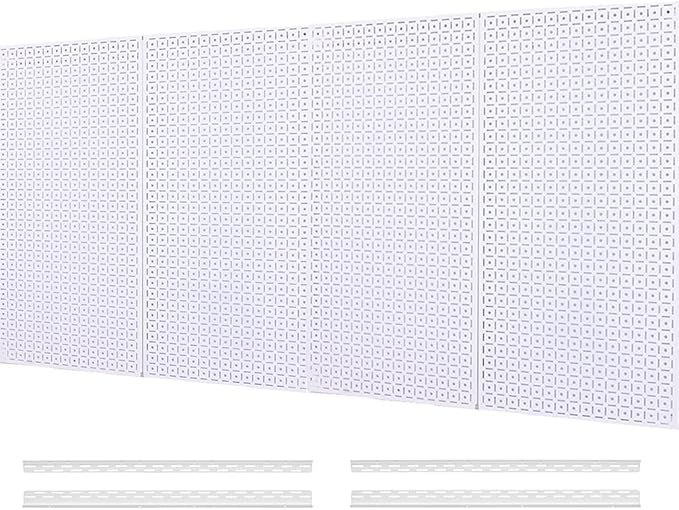 OmniWall 16" x 32" Metal Pegboard Panel 4-Pack by OmniWall