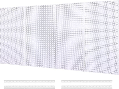 OmniWall 16" x 32" Metal Pegboard Panel 4-Pack by OmniWall