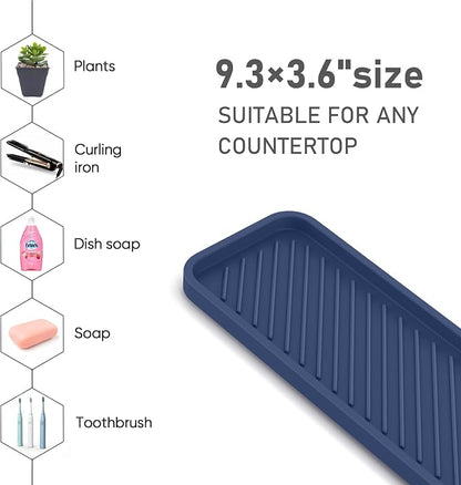 EG-SIPRO Silicone Sponge Holder, Kitchen Sink Organizer Tray, Sponge Caddy - Image 4