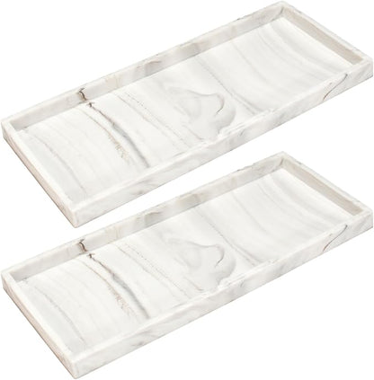 DNC Silicone Bathroom Tray for Counter, Kitchen Sink Soap Tray for Dish Holder by LetsLiveBetter