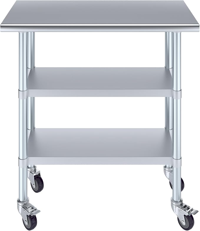 AmGood Stainless Steel Work Table - Image 2