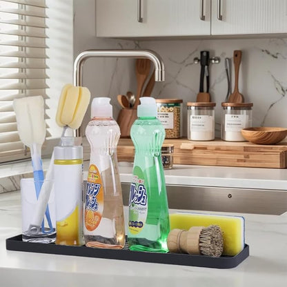 Silicone Organizer Tray for Kitchen Sinks and Bathrooms. Dishwasher-Safe - Image 2