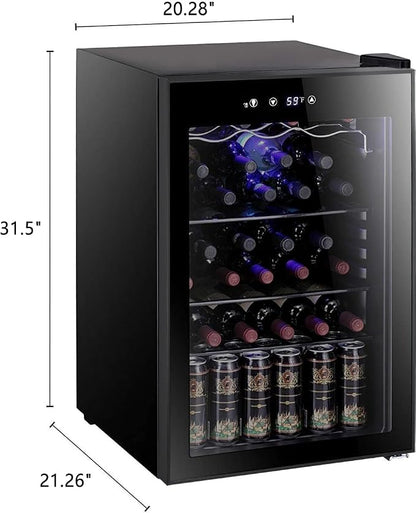Antarctic Star 36 Bottle Wine Cooler/Cabinet BeverageRefrigerator Small Mini - Image 6