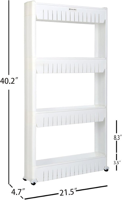 Laundry Room Organizer, Mobile Shelving Unit Organizer - Image 3