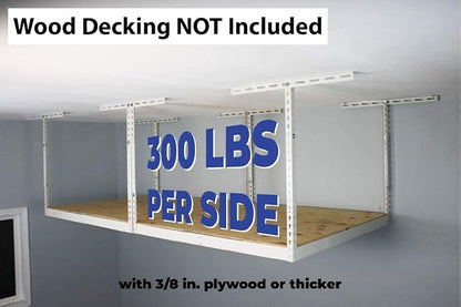 MonsterRax 4x8 Overhead Garage Storage Rack Frame Kit - Image 5