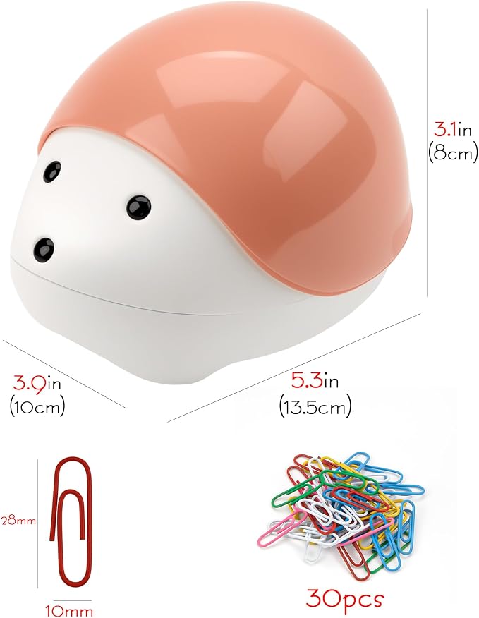 SHIDOW Hedgehog Magnetic Paper Clip Holder – Cute Desk Organizer - Image 2