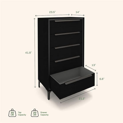tinge Naima Premium Fabric Dresser - Image 3
