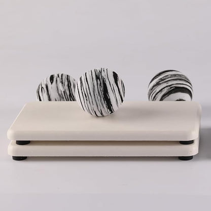 2 Pcs Water Absorbing Stone Trays, Kitchen/Bathroom Sink Soap Dish, Diatomite - Image 2