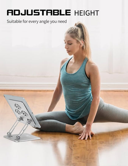 Adjustable Tablet Stand for Desk, Premium Aluminum Holder for iPads, and All - Image 2