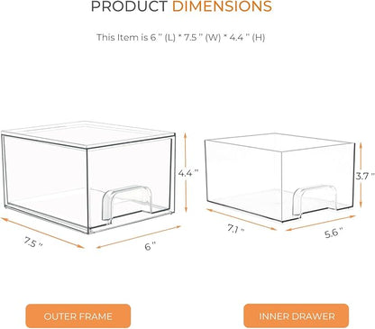 4 Pack Laundry Room Organization Storage Drawers - Image 6