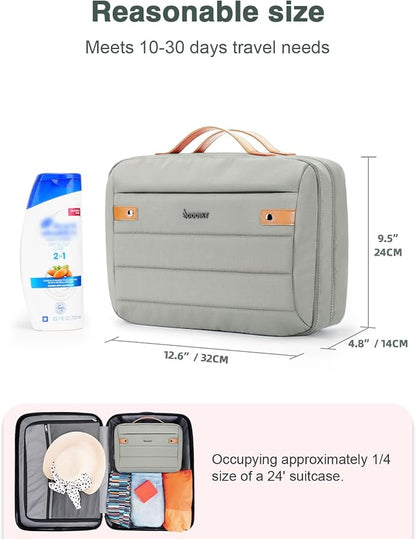 Women's Hanging Toiletry Bag, Waterproof Travel Cosmetic Organizer - Image 7