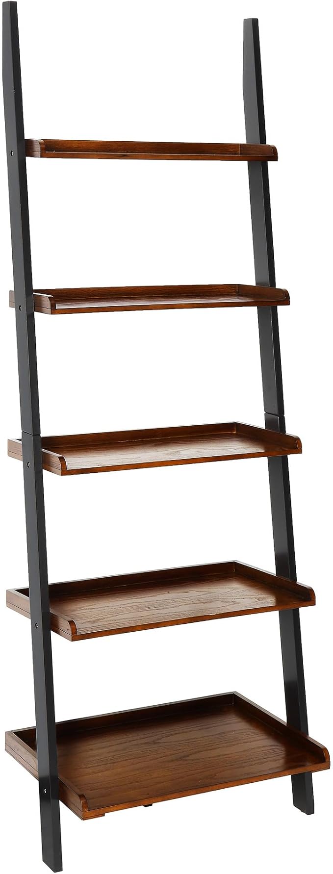 Convenience Concepts French Country Bookshelf Ladder, Dark Walnut / Black by ConvenienceConcepts