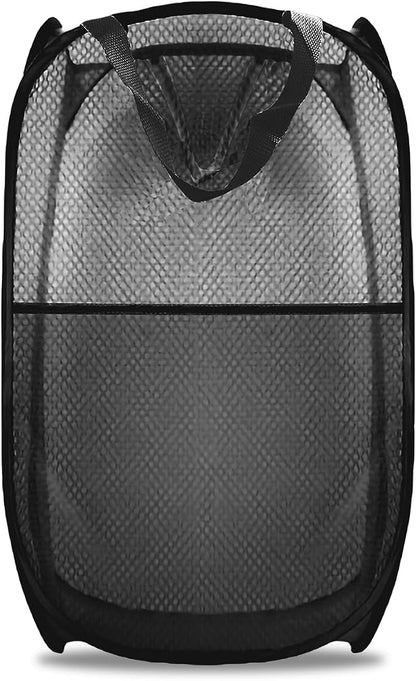 Collapsible Pop Up Laundry Hamper, Extra Large Mesh Foldable Laundry Basket by BuyongwantJewelry