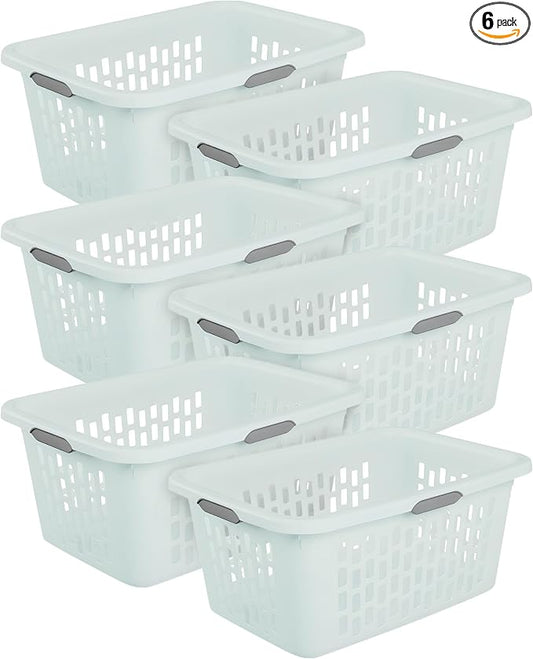 Sterilite Laundry Basket, Plastic Clothes Hamper, Large Rectangle Bin by Sterilite