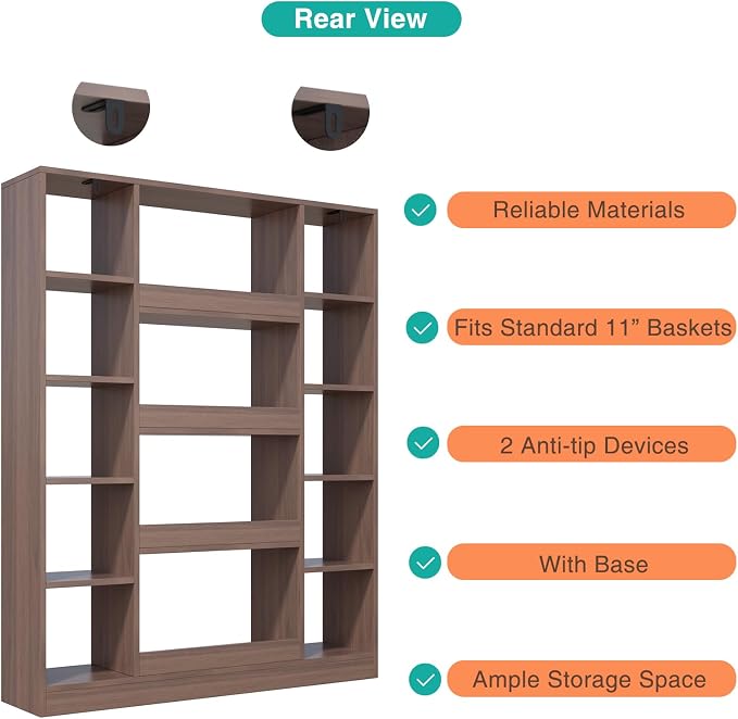Cube Storage Bookcase with Base - Image 4