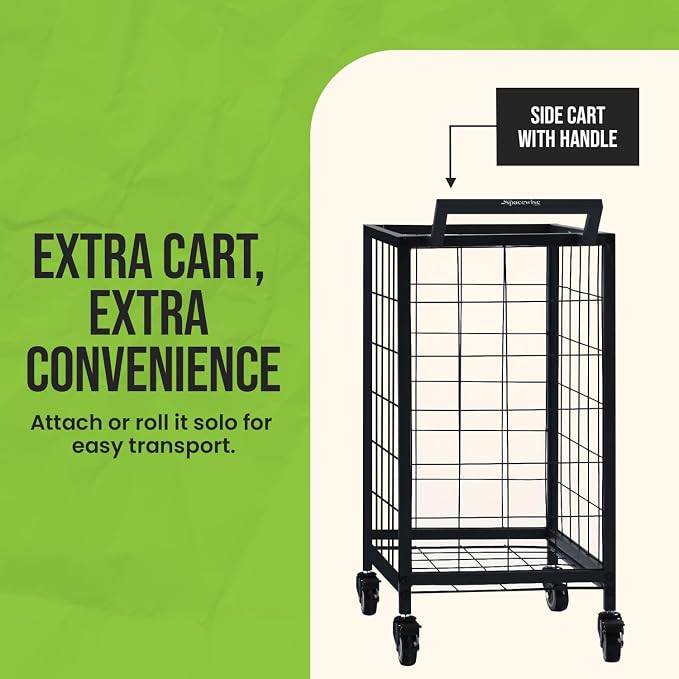 SpaceWise Sports Equipment Organizer – Garage Ball Storage Rack - Image 3