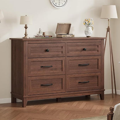 GarveeHome 6 Dresser for Bedroom, 47 in Wide Drawer Dresser - Image 7