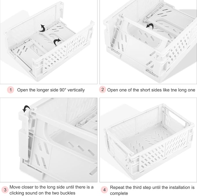 Plastic Storage Baskets for Desk Organizing, Office Drawer Organizer, 2 - Image 3