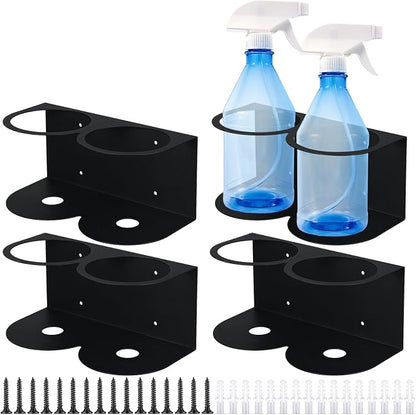 Tandefio 4 Pcs Spray Can Holder Metal Aerosol Bottle Holder Wall Mount Bottle by Tandefio