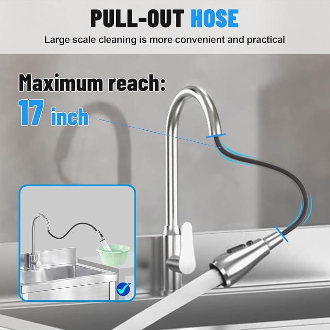 Stainless Steel Utility Sink Commercial Stainless Steel Double Bowl Utility Sink - Image 6