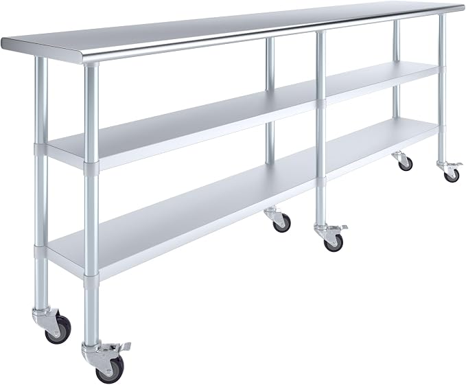 AmGood Stainless Steel Work Table by AmGood