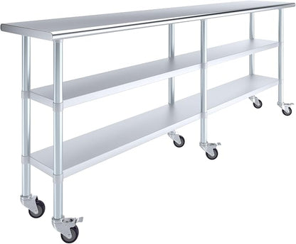 AmGood Stainless Steel Work Table by AmGood