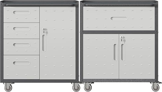 Metal Tool Cabinet, Garage Storage Cabinet System, Wall Cabinet & Locking by VIYET