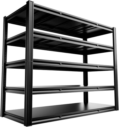 5-Tier 60" W x 24" D x 72" H Garage Shelving Units 3000LBS Shelves Garage Heavy by cynnda