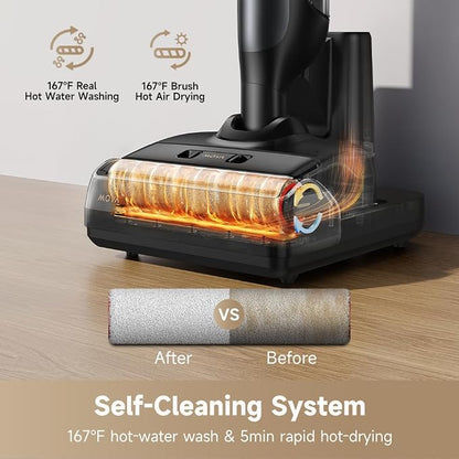 MOVA M10 Cordless Wet Dry Vacuum Cleaner 180° Lie-Flat Smart Vacuum Mop All in - Image 2
