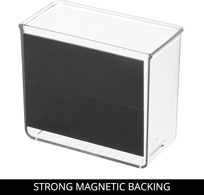 iDesign Magnetic Small Clear Plastic Organizer Bins - Image 5