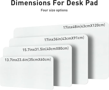 Aothia Leather Desk Pad Protector, Large Mouse Pad, Office Mat, Non-Slip PU - Image 4