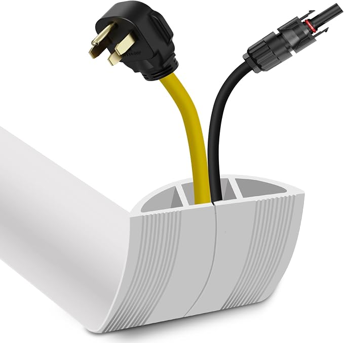 Floor Cord Cover 3.3FT Cord Covers by JAHOMFAI