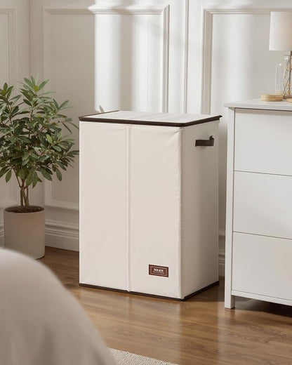 SOLEDI Laundry Hamper with Lid 130L Large & Tall Collapsible Laundry Basket - Image 9