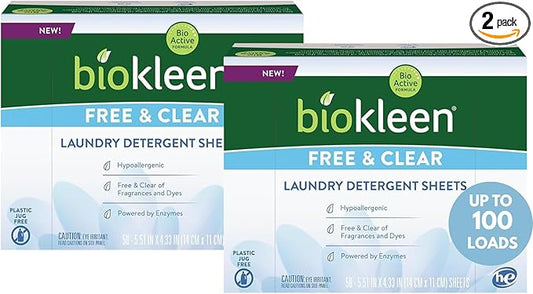 Biokleen Laundry Detergent Sheets by Biokleen