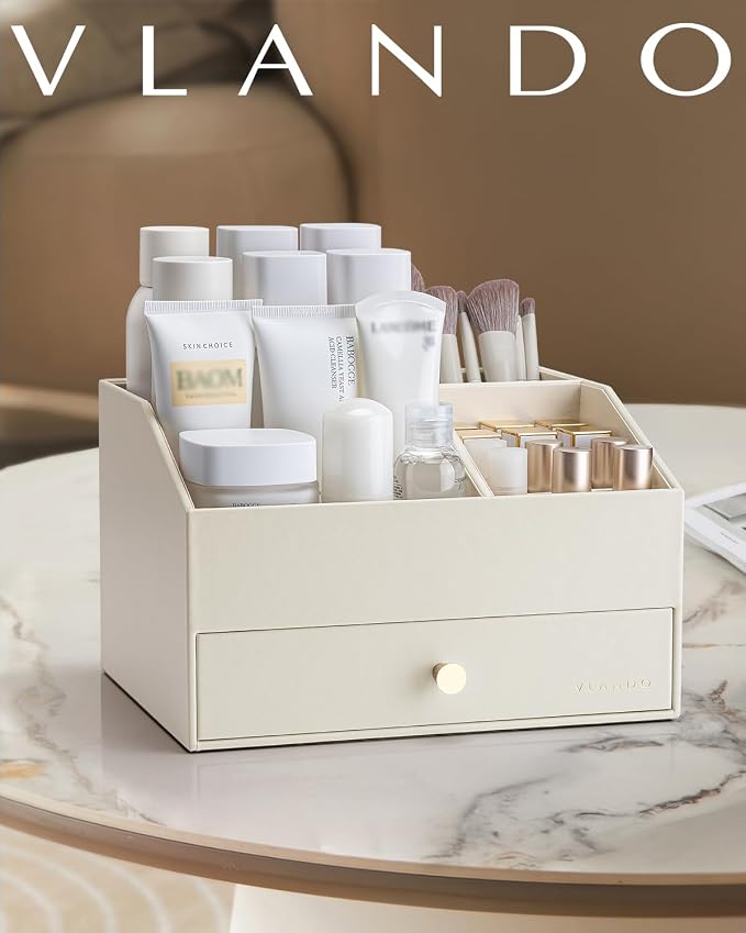 Vlando Makeup Organzier, Vanity Organizer - Image 9