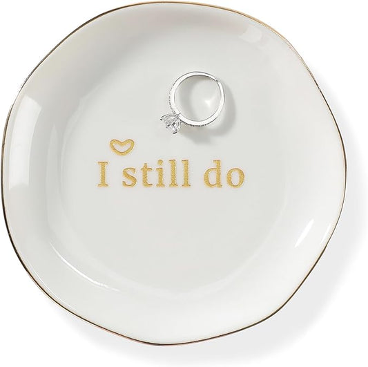 HOME SMILE I Still Do Ring Dish Annniversary Gifts by HOMESMILE