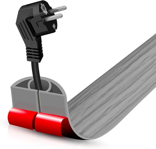 Floor Cord Cover Self Adhesive Cord Hider, 3.3FT Cable Management, Extension by DBHXXMB-HH