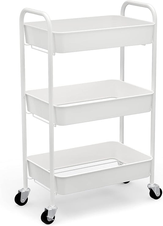 CAXXA 3-Tier Rolling Metal Storage Organizer by CAXXADIRECT