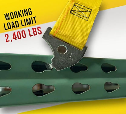 Mytee Products 4 Pack 2"x98.5" Pallet Rack Safety Straps - Image 4