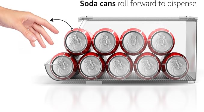 Sorbus Soda Can Organizer for Refrigerator - Image 2