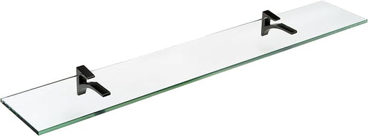Spancraft Glass C-4.75x18-Black Cardinal Glass Shelf, 4.75" x 18" by Spancraft