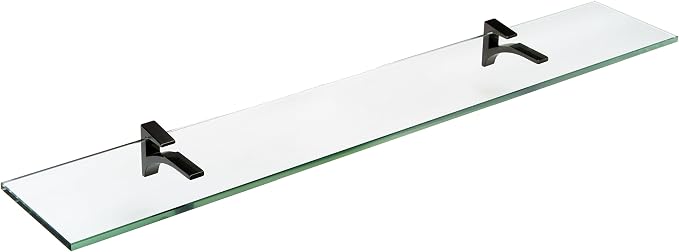 Spancraft Glass C-12x48-Black Cardinal Glass Shelf by Spancraft