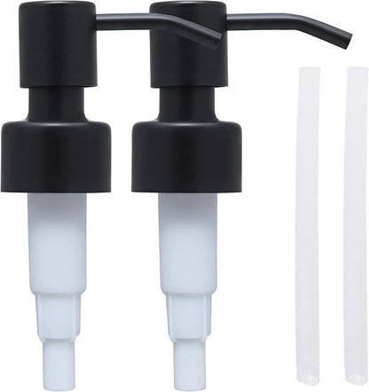 Stainless Steel Soap and Lotion Dispenser Pumps, Replacement by TopHomeStore