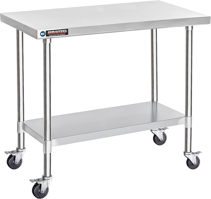 DuraSteel 30x48 NSF Stainless Steel Cart by DuraSteel